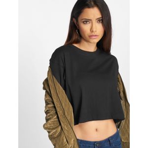 Urban Classics - Korte Kimono - T-shirt - Zwart - Katoen