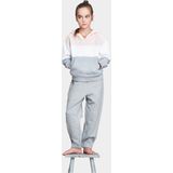 Sweater - Driekleurig - Fleece - Oversized - Casual