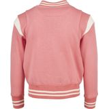 Urban Classics - Inset College Sweat Kinder Jacket - Kids - Roze