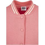 Urban Classics - Inset College Sweat Kinder Jacket - Kids - Roze