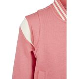 Urban Classics - Inset College Sweat Kinder Jacket - Kids - Roze