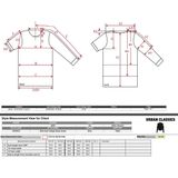 Urban Classics - Inset College Sweat Jacket - Zwart/Wit - 65% Katoen, 35% Polyester