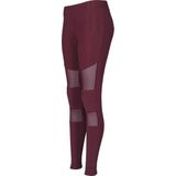 Urban Classics - Tech Mesh Kinder Legging - Kids - Bordeaux rood