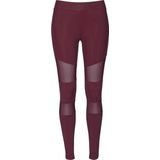 Urban Classics - Tech Mesh Kinder Legging - Kids - Bordeaux rood