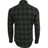 Urban Classics - Checked Flanel Shirt - Zwart/Wit - Jongens