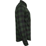 Urban Classics - Checked Flanel Shirt - Zwart/Wit - Jongens