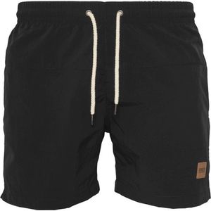 Urban Classics - Block Black - Zwembroek - Sneldrogend - Kinderen