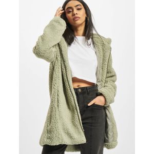 Urban Classics Sherpa Damesjack - Softsalvia, Gevoerd met Ritssluiting