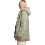 Urban Classics Sherpa Damesjack - Softsalvia, Gevoerd met Ritssluiting