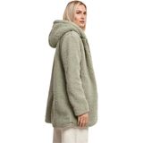 Urban Classics Sherpa Damesjack - Softsalvia, Gevoerd met Ritssluiting