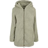 Urban Classics Sherpa Damesjack - Softsalvia, Gevoerd met Ritssluiting