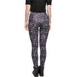 Urban Classics - Tech Mesh AOP blackuniverse Sportlegging - Zwart
