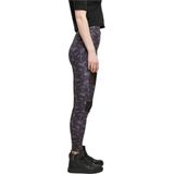 Urban Classics - Tech Mesh AOP blackpaisley Sportlegging - Zwart