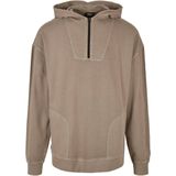 Urban Classics - Overdyed Camp Hoodie/trui - Groen