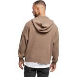 Urban Classics - Knitted Hoodie - Groen - 100% Acryl