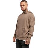 Urban Classics - Knitted Hoodie - Groen - 100% Acryl