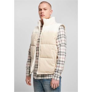 Urban Classics - Cord Mouwloos jacket - Creme