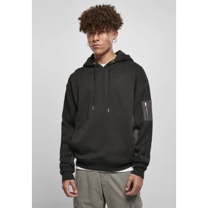 Urban Classics - Heren Bomber Hoody - Zwart