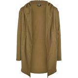 Urban Classics - Hooded Open Edge Lange cardigan - Groen