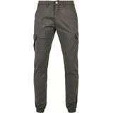 Urban Classics - AOP Glencheck jog Cargobroek - Grijs