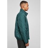Urban Classics Heren Diamond Quilted Short Jacket, groen, S