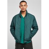 Urban Classics Heren Diamond Quilted Short Jacket, groen, S