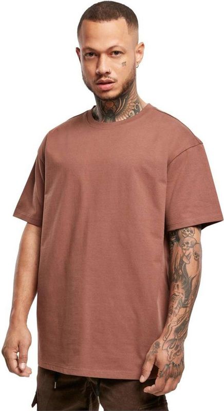 Urban Classics - Heavy Oversized Heren T-shirt - Bruin