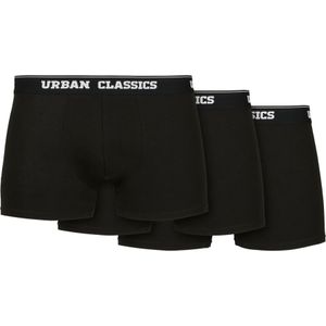 Urban Classics - Organic Boxer - Boxershorts - Zwart - 3-Pack