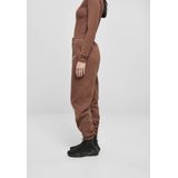 Urban Classics - Organic High Waist Ballon Dames joggingbroek - Bruin