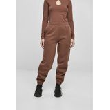 Urban Classics - Organic High Waist Ballon Dames joggingbroek - Bruin
