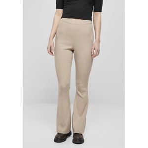 Legging - Zwart - Gebreide Stof - Hoge Tailleband