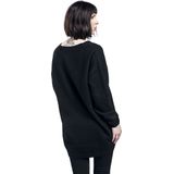 Urban Classics Ladies Chunky Fluffy Knit Cardigan Cardigan zwart