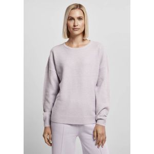 Urban Classics - Dames Chunky Fluffy Sweater - Softlilac - Sweatshirt - Aangenaam Materiaal