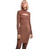 Urban Classics - Stretch Cut-out - Korte Jurk - Lange Mouwen
