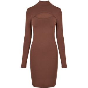 Urban Classics - Stretch Cut-out - Korte Jurk - Lange Mouwen