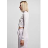 Urban Classics - Organic Cropped Turtleneck Longsleeve top - Paars