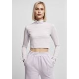 Urban Classics - Organic Cropped Turtleneck Longsleeve top - Paars
