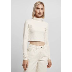 Urban Classics - Organic Cropped Turtleneck Longsleeve top - Creme