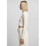 Urban Classics - Organic Cropped Turtleneck Longsleeve top Creme