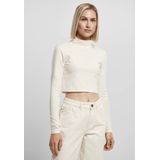 Urban Classics - Organic Cropped Turtleneck Longsleeve top Creme