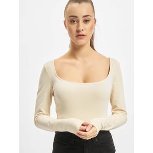 Urban Classics Dames Dames Dames Organic Longsleeve Body T-Shirt, Whitesand, M