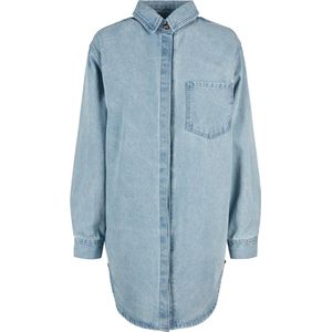 Urban Classics - Oversized Denim Shirt - Blauw - 100% Katoen