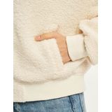 Urban Classics Oversized Sherpa bomberjack voor dames, witzand., 4XL