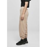 Urban Classics - High Waist Ballon Velvet Dames joggingbroek - Creme