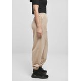 Urban Classics - High Waist Ballon Velvet Dames joggingbroek - Creme