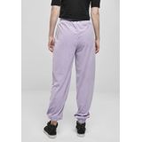 Urban Classics - High Waist Ballon Velvet Dames joggingbroek - Paars