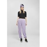 Urban Classics - High Waist Ballon Velvet Dames joggingbroek - Paars