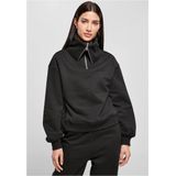 Urban Classics - Oversized High Neck Troyer Sweater/trui - Zwart