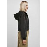 Urban Classics - Korte Oversized Jas - Zwart - Geborsteld Fleece