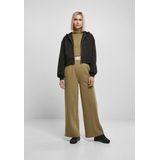 Urban Classics - Korte Oversized Jas - Zwart - Geborsteld Fleece